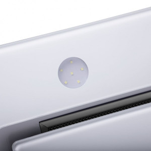 Вытяжка Maunfeld Trapeze 601GG White свет