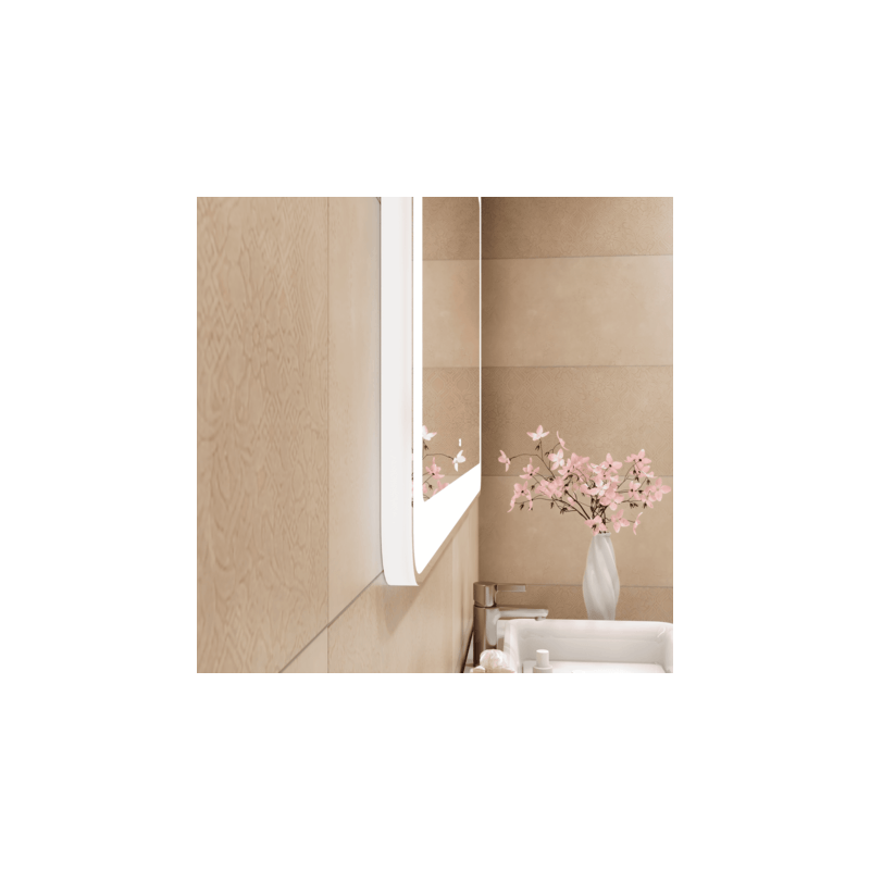 Зеркало Континент Velvette Led 120x80 сбоку