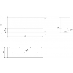 Размеры  Kratki X-RAY черный (с сертификатом TUV)
