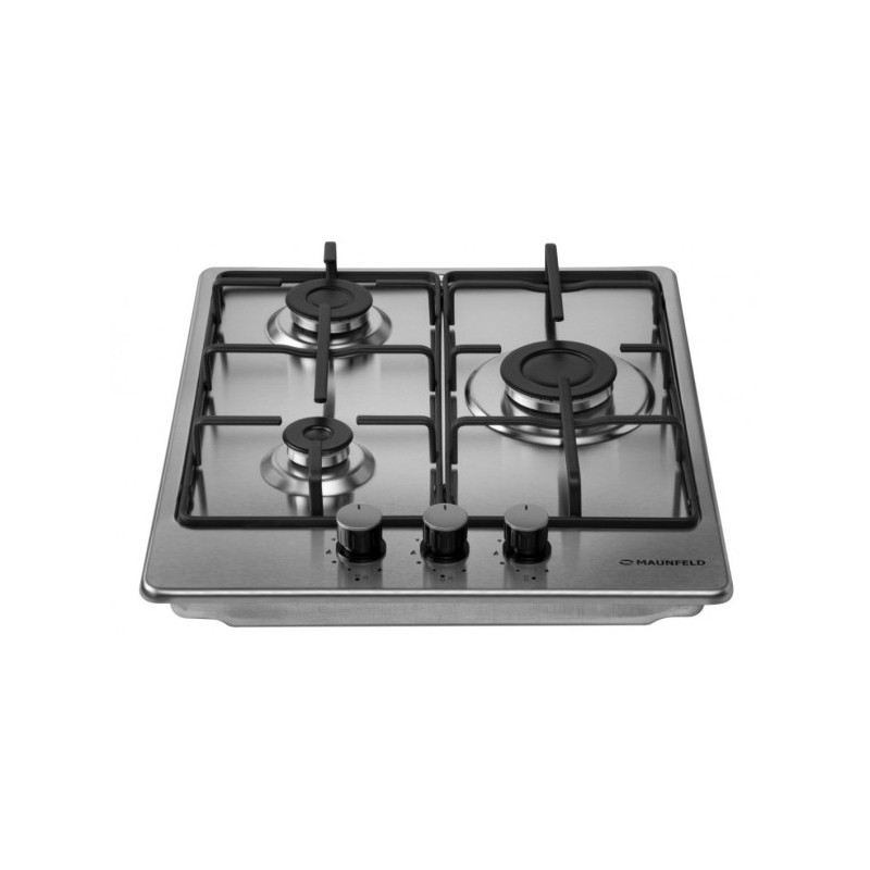 Газовая варочная панель Maunfeld EGHS.43.3STS-ES/G Inox сбоку