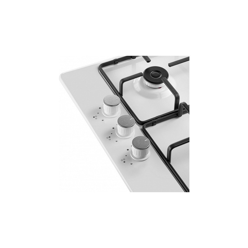 Газовая варочная панель Maunfeld EGHE.43.3STS-EW White сбоку
