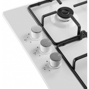 Газовая варочная панель Maunfeld EGHE.43.3STS-EW White сбоку