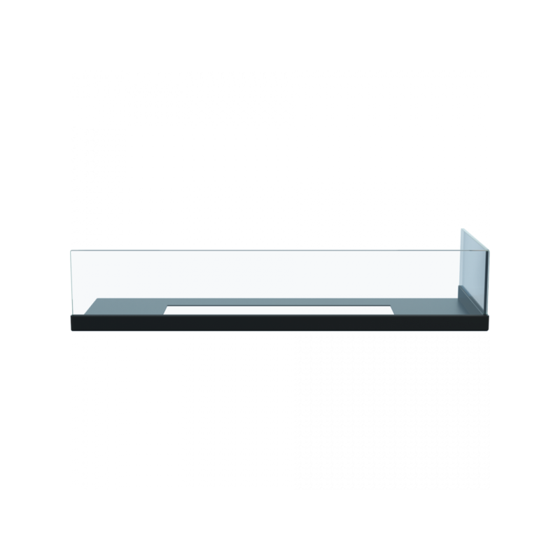 Стекло для биокамина Delta 600 правый вид спереди