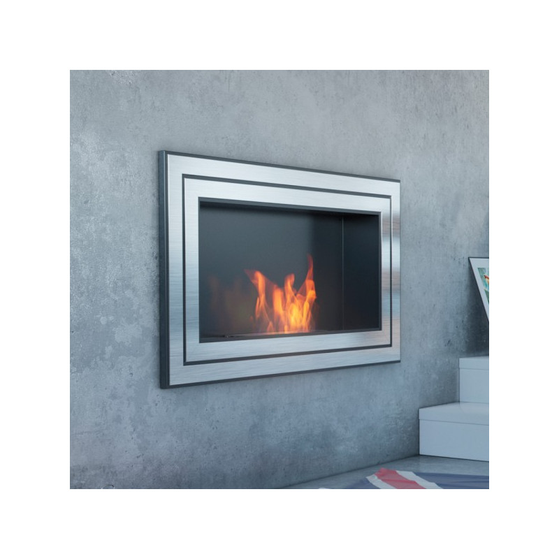 Биокамин Kratki Juliet 1100 нержавеющая сталь (с сертификатом TUV) в интерьере