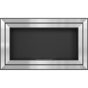 Вид спереди биокамина Kratki Juliet 1100 нержавеющая сталь (с сертификатом TUV)