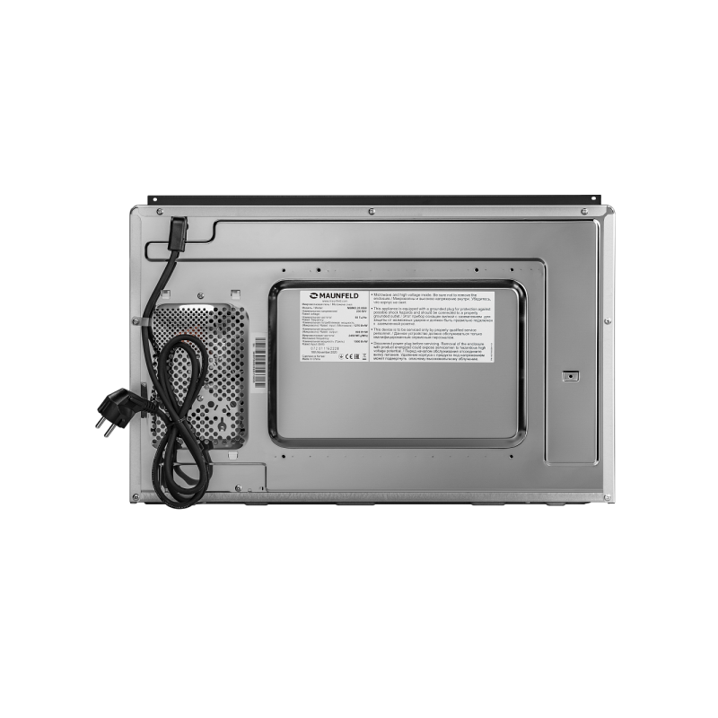 Микроволновая печь Maunfeld MBMO.20.8GB Black вид сзади