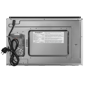 Микроволновая печь Maunfeld MBMO.20.8GB Black вид сзади