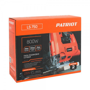 Электролобзик Patriot LS 750 190301715 коробка