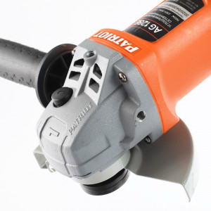 Угловая шлифмашина Patriot AG 128E 110301290 кнопка блокировки шпинделя гайка