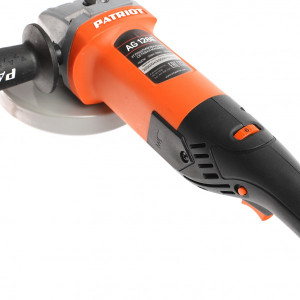 Угловая шлифмашина Patriot AG 128E 110301290 вид сбоку ручка