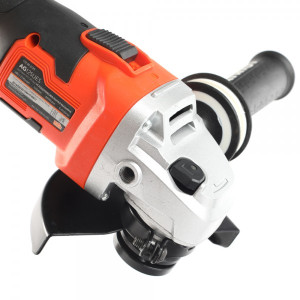 Угловая шлифмашина Patriot AG 125 UES 110303125 (Без АКБ) рабочая часть кнобка блокировки шпинделя