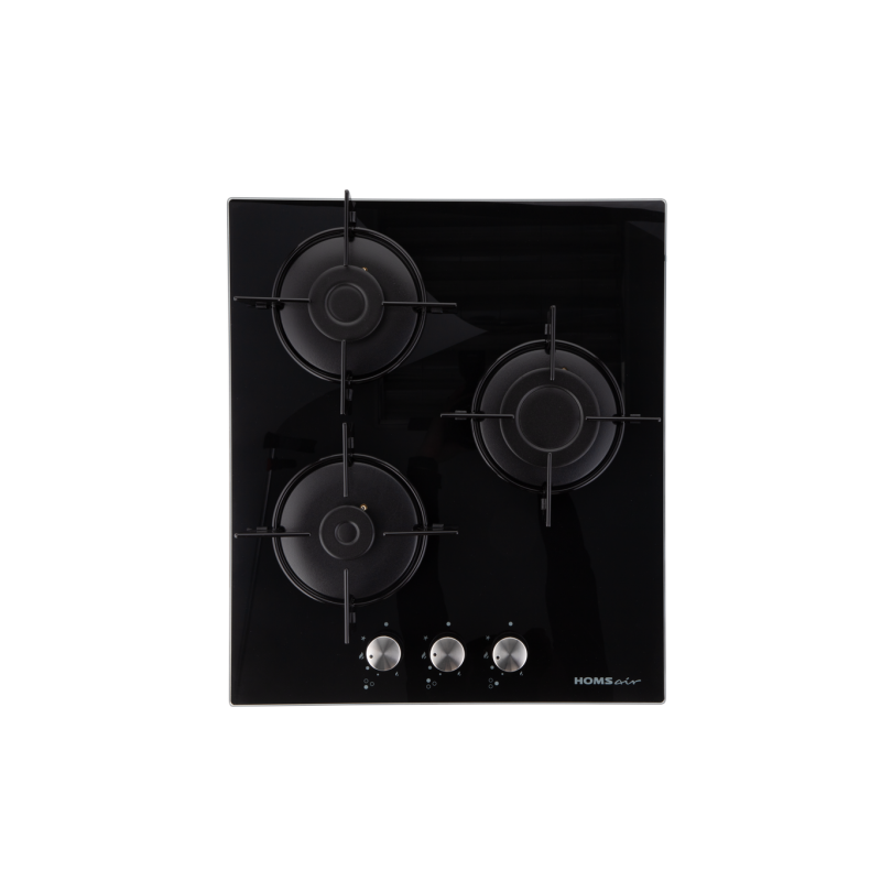 Газовая варочная панель HOMSair HGG431BK Black
