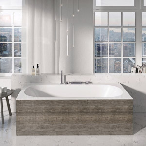 Ванна акриловая Ravak City Slim C921300000 180x80 в интерьере