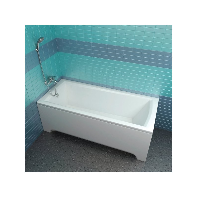 Ванна акриловая Ravak Domino C632R00000 170x70 в интерьере