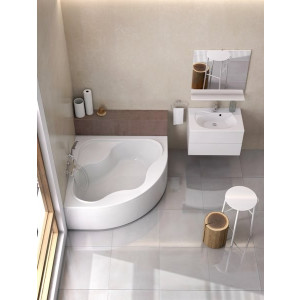 Ванна акриловая Ravak Gentiana CF01000000 140x140 общий вид ванной