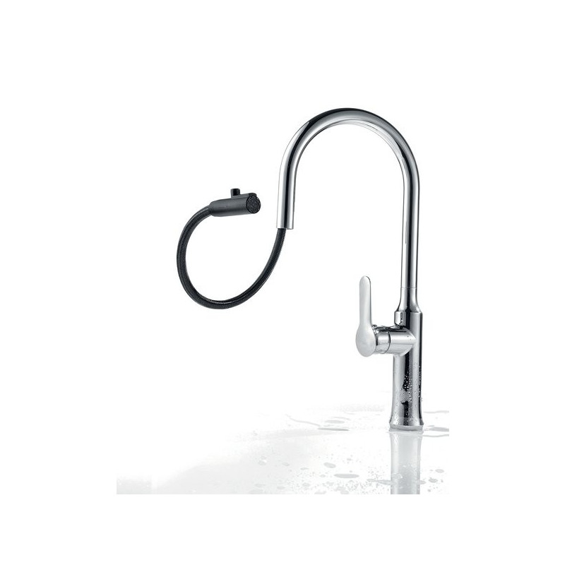 Смеситель Ravak KM 017.00 X070078 с выдвижным изливом