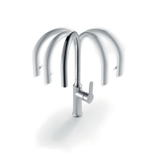 Смеситель Ravak KM 017.00 X070078 с поворотным изливом