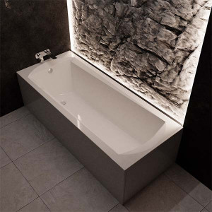 Ванна акриловая Bonito Home Selena BH-SE-501-150/St 150x70 (с ножками) в интерьере