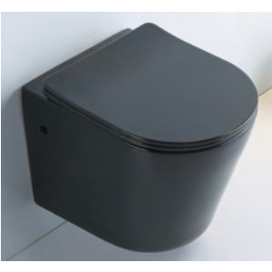 Унитаз подвесной Ceramalux B2330-1MB (c пневмокрышкой)