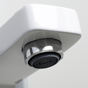 Смеситель Wasserkraft Aller 1061WHITE с силиконовым аэратором