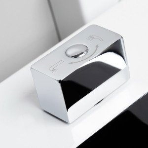 Смеситель Wasserkraft Aller 1061WHITE с переключателем ванна/душ