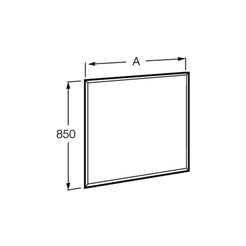 Зеркало Roca Aneto 80х85 размеры