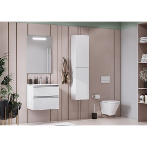 Зеркало Roca The Gap 80х85 на стене