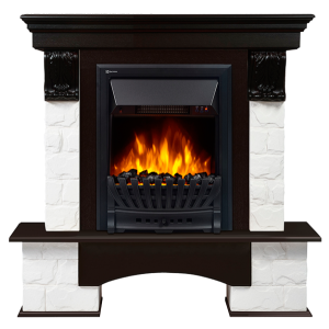 Портал Firelight Forte Classic белый песчаник/венге