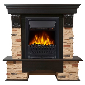 Портал Firelight Pietra Classic U натуральный сланец/темный дуб