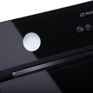 Вытяжка Maunfeld Trapeze 601GG Black свет