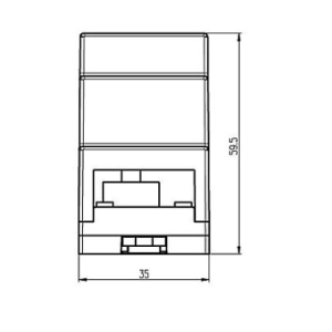 Терморегулятор Wirt ТРЛ-515 - чертеж с размерами