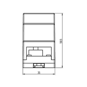 Терморегулятор Wirt ТРЛ-510 чертеж с размерами