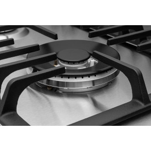 Газовая варочная панель ZorG Technology BLC FDW Inox с чугунными решетками