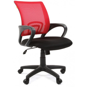Кресло компьютерное Chairman 696 черный/красный