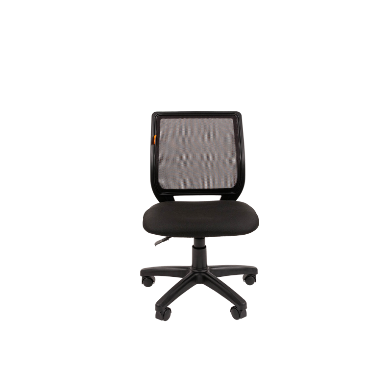 Кресло компьютерное Chairman 699 черный (без подлокотников) вид спереди