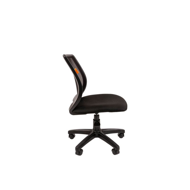 Кресло компьютерное Chairman 699 черный (без подлокотников) вид сбоку