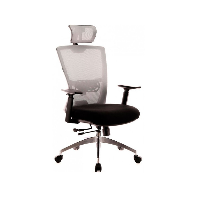 Кресло компьютерное Everprof Polo черный/серый