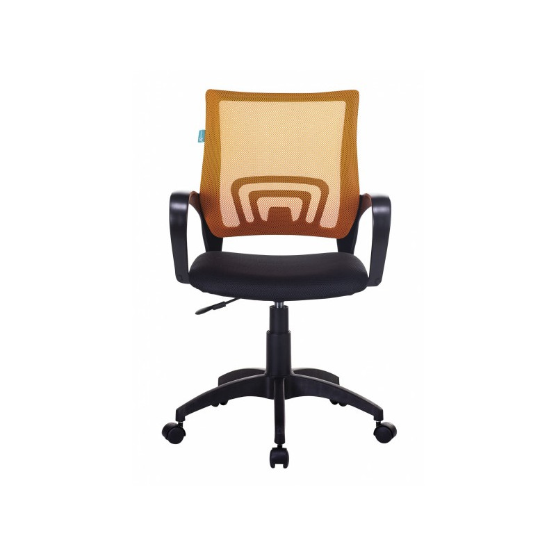 Кресло компьютерное Бюрократ CH-695NLT черный/оранжевый