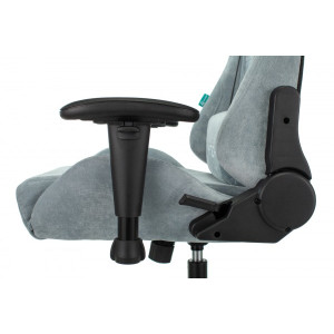 Кресло геймерское Бюрократ Viking Knight серо-голубой подлокотники