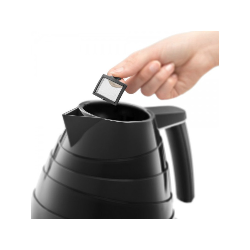 Электрочайник DeLonghi KBA 2001 BK фильтр