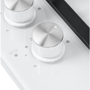 Газовая варочная панель HOMSair HGG433WH White ручки