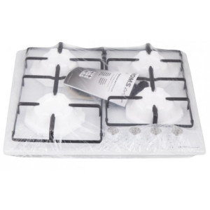 Газовая варочная панель HOMSair HGE643WH White упаковка