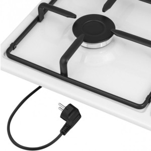 Газовая варочная панель HOMSair HGE643GWH White провод