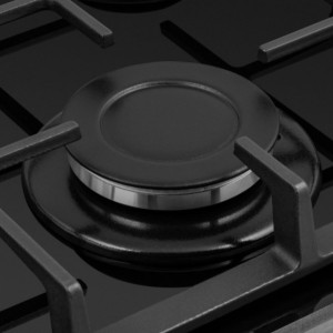 Газовая варочная панель HOMSair HGG433BK Black конфорка