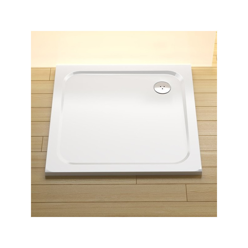 Душевой поддон Ravak Perseus Pro Chrome 90x90 XA047701010 в интерьере