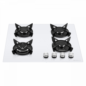 Газовая варочная панель Maunfeld EGHG.64.13STS-EW White вид сверху