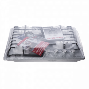 Газовая варочная панель Maunfeld EGHS.64.3STS-ES Inox в упаковке