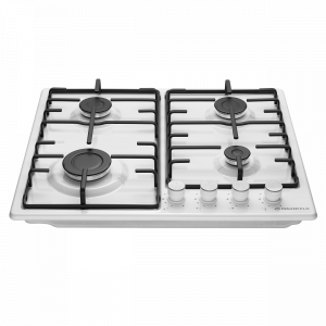 Газовая варочная панель Maunfeld EGHE.64.3STS-EW White вид сверху