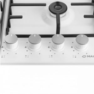 Поворотные ручки варочной поверхности Maunfeld EGHE.64.3STS-EW White