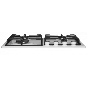 Газовая варочная панель Maunfeld EGHE.64.3STS-EW White вид сбоку